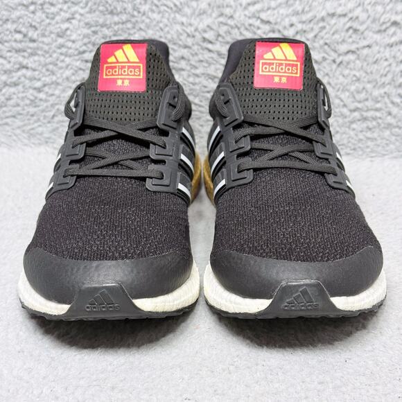 Adidas UltraBoost DNA Tokyo Mens Size 12 Running Shoes Core Black Gold - Picture 3 of 10